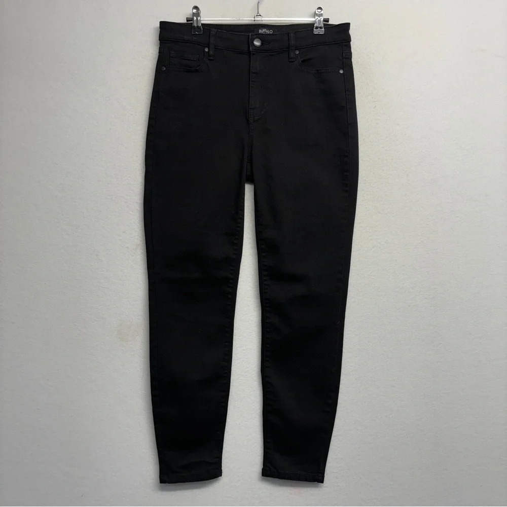 Buffalo David Bitton Mollie‎ High Rise Stretch Skinny Jeans Black 6 / 28